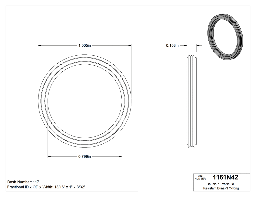 Technical drawing - 1161N42